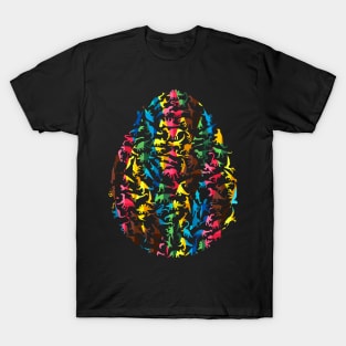 Colourful Dinosaur Egg T-Shirt